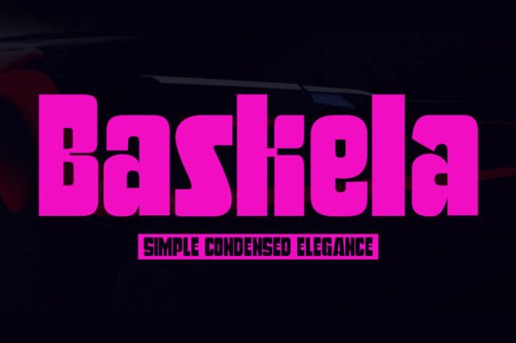 Baskela: A Bold, Condensed Display Font for Editorial Impact