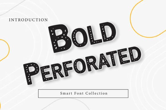 Bold Perforated: A Playful Display Font That Punches With Personality