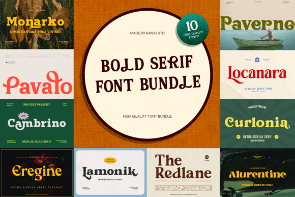 Bold Serif Bundle: A Strong, Consistent Font for Your Small Business