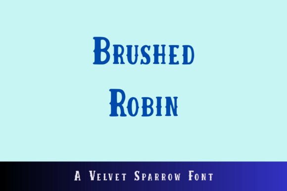 Brushed Robin: A Display Font That Feels Like a Thoughtful Handshake