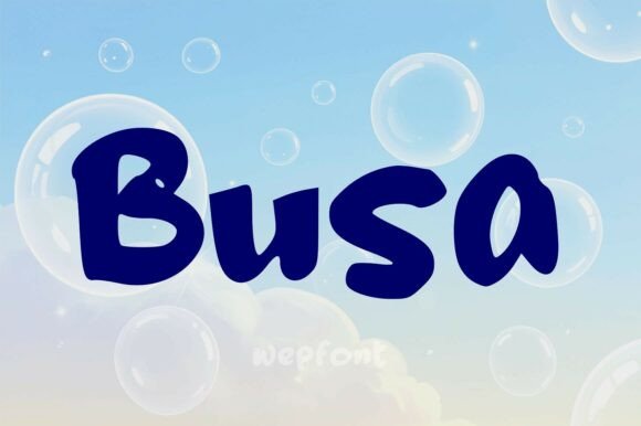 Busa: A Playful Display Font That Makes Your Brand Feel Friendly