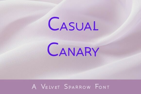 Casual Canary: A Friendly Display Font for Handmade Labels & Printables