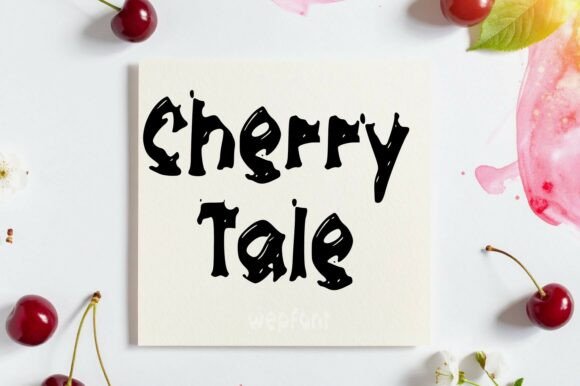 Cherry Tale: A Playful Decorative Font That Delivers Personality