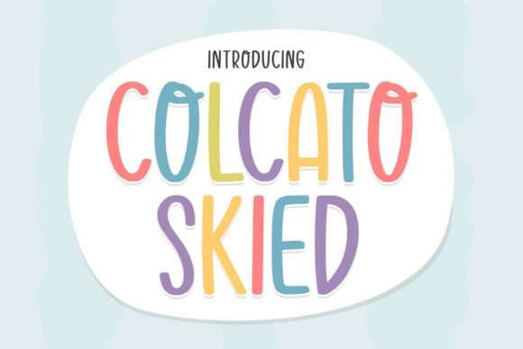 Colcato Skied: A Playful Display Typeface That Stands Out in Fast-Scrolling Feeds