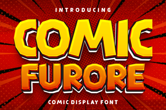 Comic Furore: A Display Font That Delivers Playful Impact