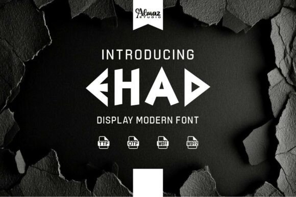 Ehad: A Bold Display Font That Commands Attention