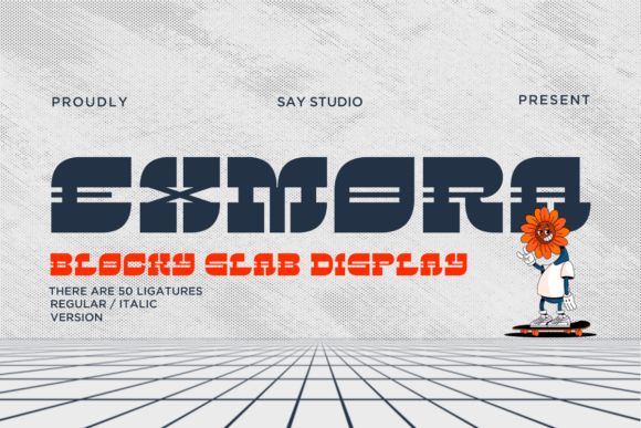 Exmora: A Bold Display Typeface for Digital Brand Impact