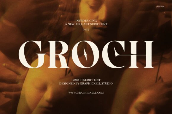 Groch: A Serif Display Font for Editorial Elegance