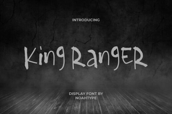 King Ranger Font: A Spooky Display Typeface for Bold Campaign Moments