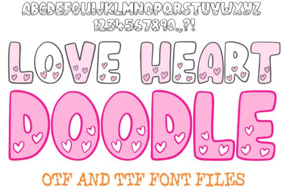 Love Heart Doodle Font for Warm, Human-Centered Web Design