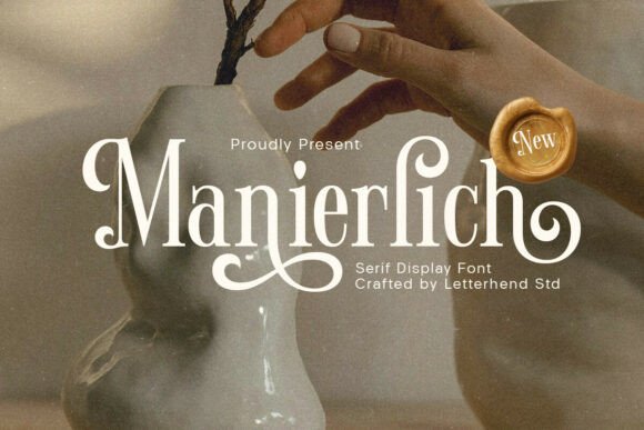 Manierlich: A Decorative Serif Font That Elevates Campaign Headlines