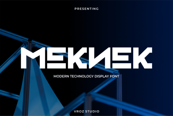 Meknek: A Display Font That Makes Your Headlines Unmissable