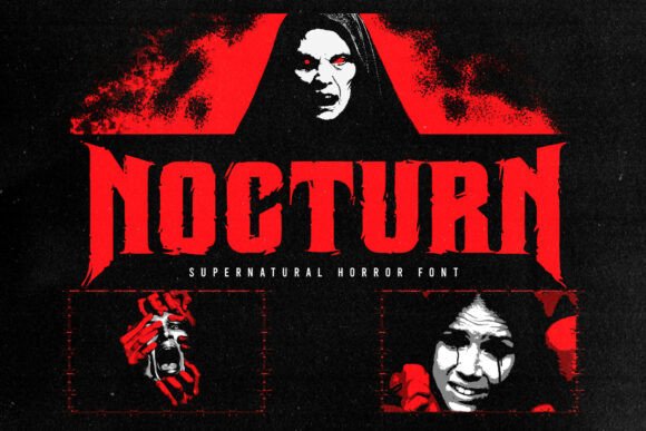 Nocturn: A Blackletter Display Font for Cinematic Web Presence