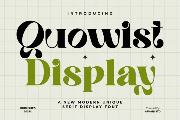 Quowist Display: A Serif Font That Speaks With Quiet Confidence