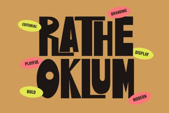 Rathe Oklum: The Display Font That Makes Your Campaigns Instantly Legible