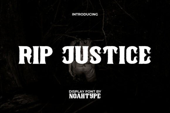 Rip Justice: A Horror Display Font That Works in Real Web Layouts