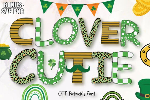 Shamrock Alphabets: A Festive Display Font for Editorial Design