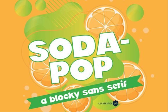 Soda Pop Family: A Bold Retro Display Typeface for Standout Branding