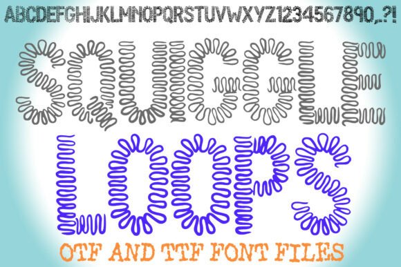 Squiggle Loops: A High-Energy Display Typeface for Digital Design