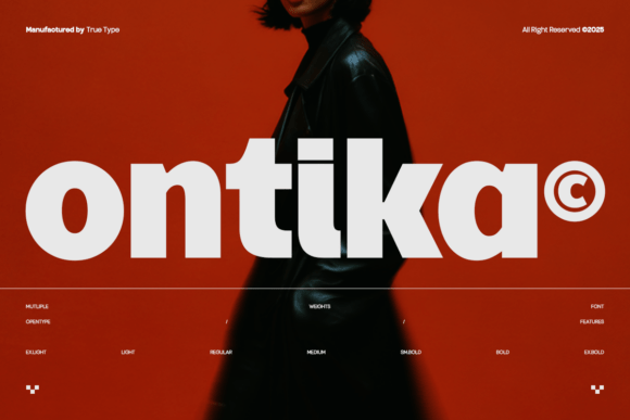 TRT Ontika: A Clean, Confident Sans Serif for Small Business Branding